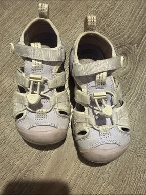 Keen Kids Sandals - Cream and Pale Lavender